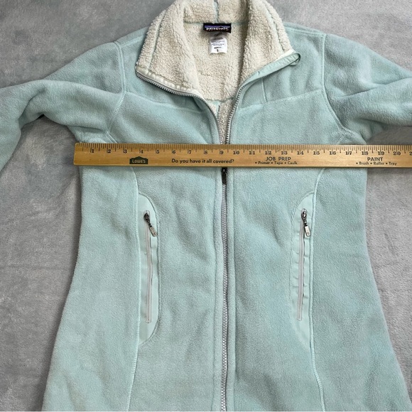 Patagonia Synchilla Jacket Small Womens Long Windzone Fleece Light Blue - Picture 6 of 8